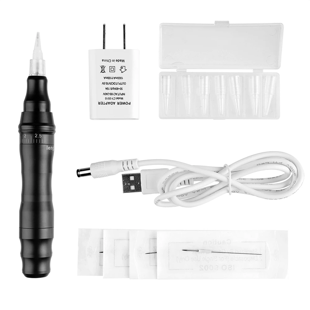 

Solong Tattoo Permanent Makeup Machine Pen Eyebrow Lip Eyeliner Rotary Machine Tattoo Body&Art EM811