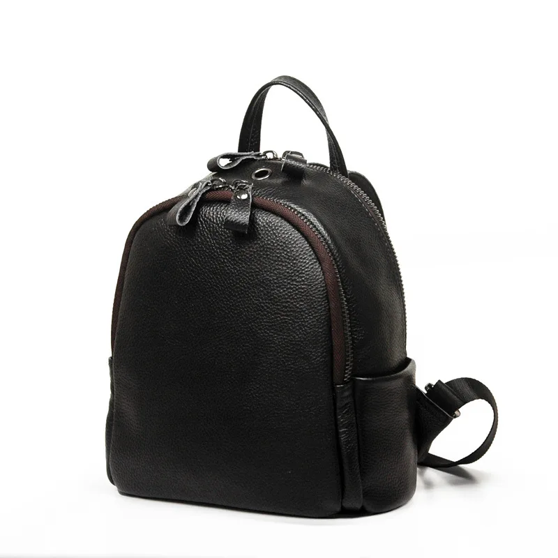Luxury Mini Women Leather Bagpack Cowhide Rucksack Korea Style Women Backpack for School Bag Mochila Feminina