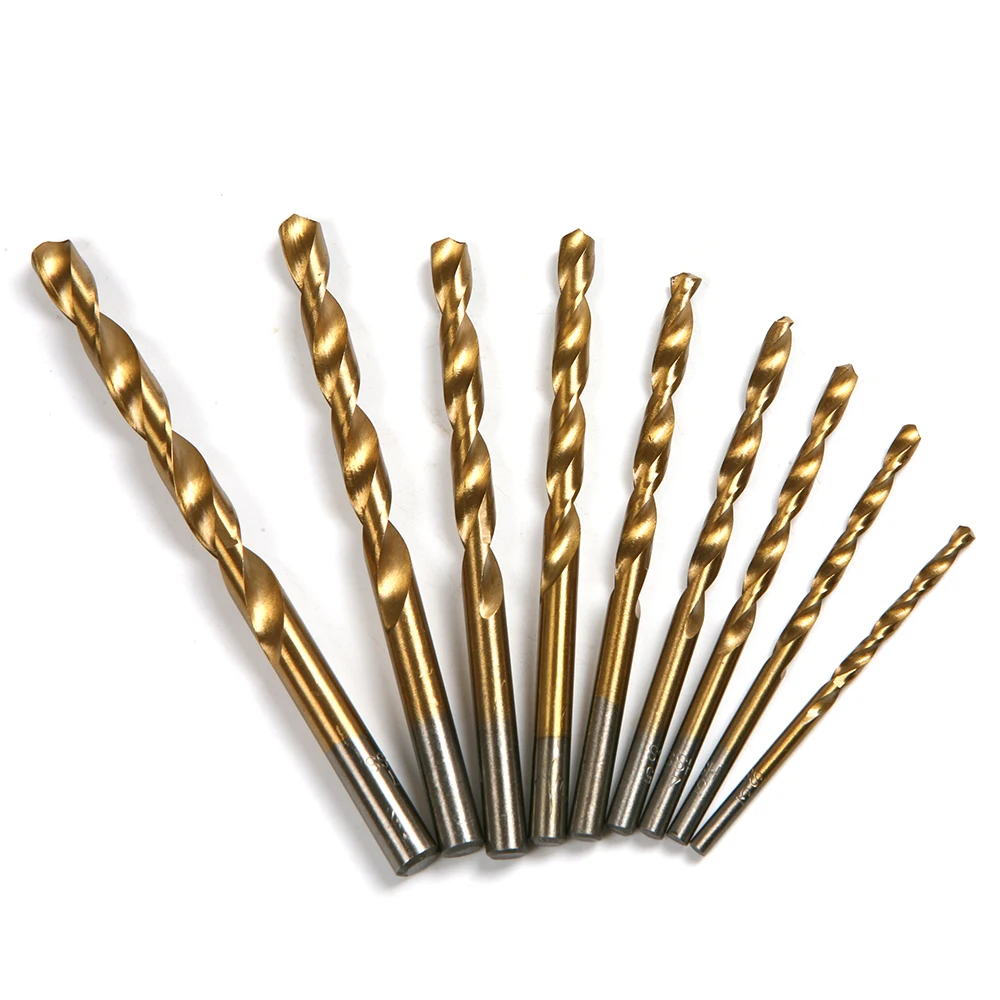 9Pcs/Set 3/3.5/4/4.5/5/5.5/6/6.5/7mm Micro Twist Drill Bit Straight
