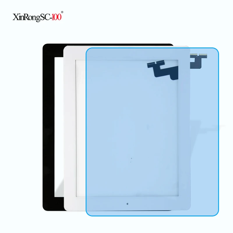 Для 9," iPad 2 2nd Gen A1395 A1396 A1397 9,7 дюймов ЖК Внешний сенсорный экран дигитайзер передняя стеклянная панель+ клавишная кнопка