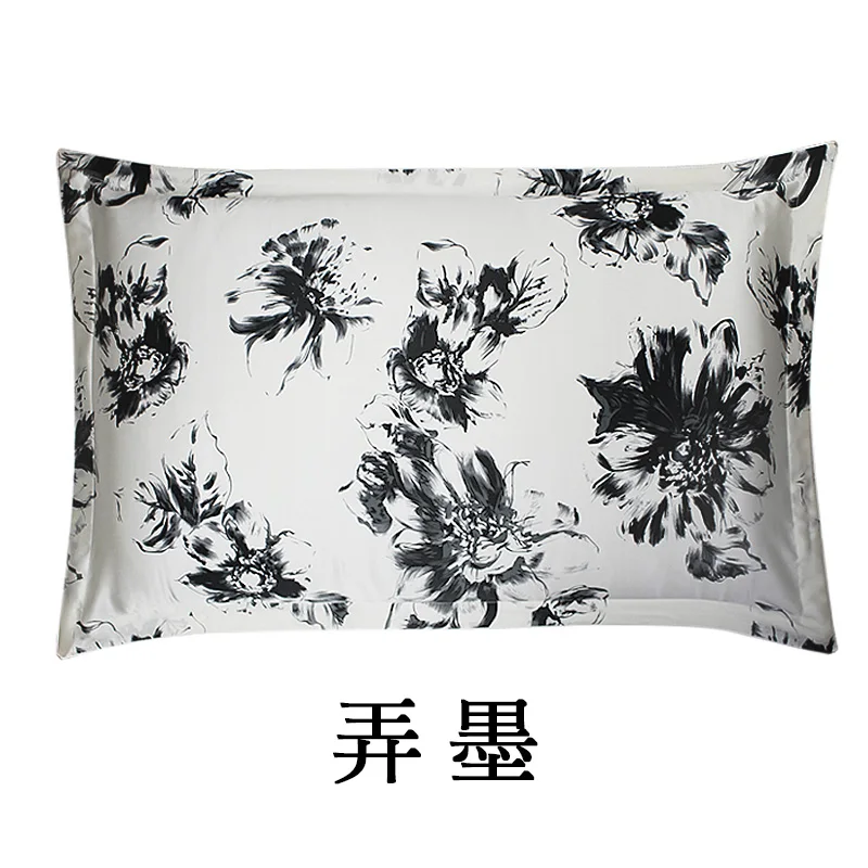 Шелковый чехол для подушки с цветочным принтом для женщин и мужчин,, красивый чехол для сна 48*74, 1 шт - Цвет: as picture