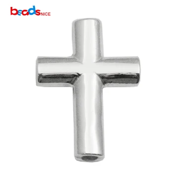 

Beadsnice Wholesale Beads Supplies 925 Sterling Silver Spacer Beads Charms Cross Beads Jewelry DIY Accessories ID35641
