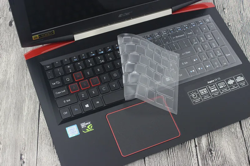 Прозрачный чехол для ноутбука из ТПУ Защита клавиатуры для нового acer Predator Helios 300 G3-571 572 G3-573 AN515-51 VX5-591 15,6" - Цвет: Clear