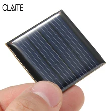 CLAITE Hot 2V 0 14W 70mA Polycrystalline Silicon Solar Panels Cells Battery Batteries Epoxy Plate DIY