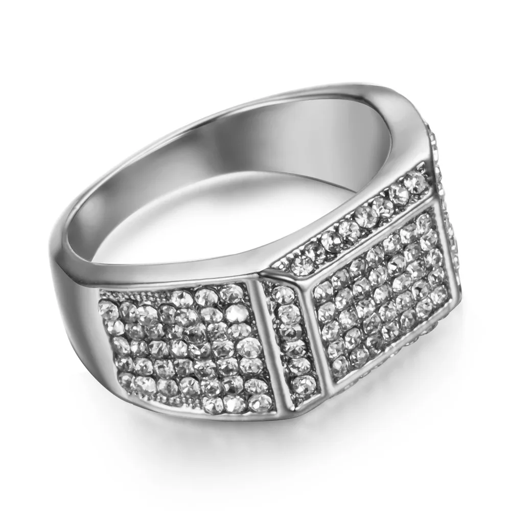 Мужское кольцо с квадратным кластерным камнем мужское кольцо|ring for|rings for menring square |