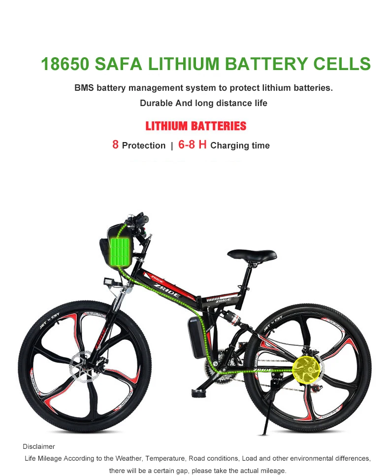 Sale 26inch electric bicycle 21 speed mountain bike assisted ebike folding frame li-ion battery powerful motor 80km range electricty 6 Sale 26inch electric bicycle 21 speed mountain bike assisted ebike folding frame li-ion battery powerful motor 80km range electricty 6