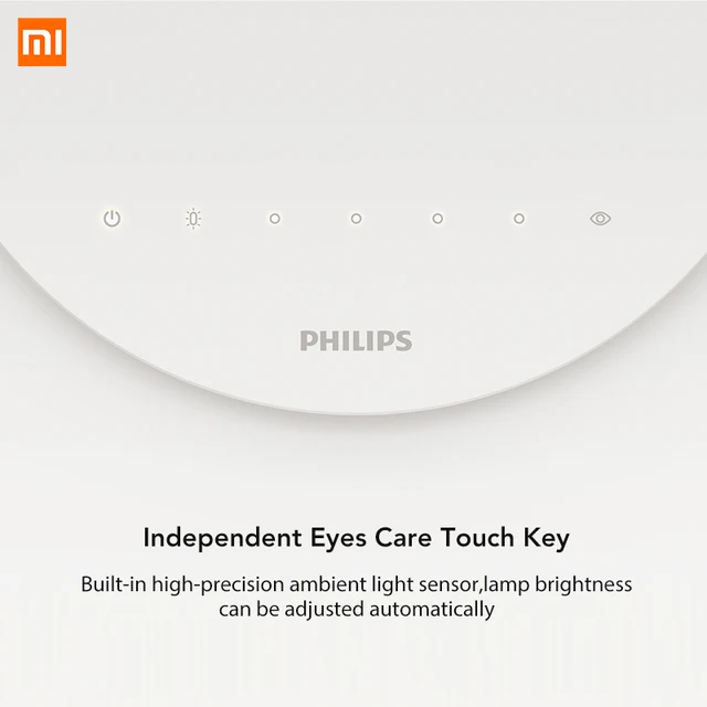 Original Xiaomi Mijia Lamp 2 Xiao Mi Eyecare App Control Dual Light Source Smart Desk Lamp Xiomi Mi Home Mi Store – White