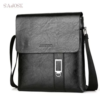 

Crossbody Bags For Men PU Leather Shoulder Bag Male Fashion Casual Simple Messenger Bags Men's High Quality Business HandBags