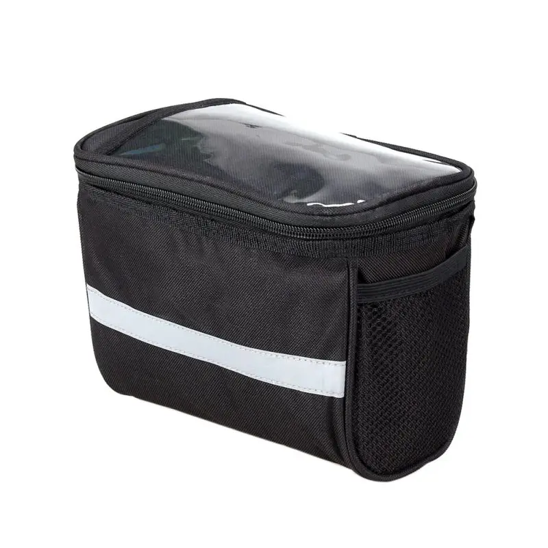 Sale Outdoor Sports Bicycle Front Handlebar Bags Frame Tube Cycling Front Basket For Phone Map Water Bottle Bicycle Accessories 3