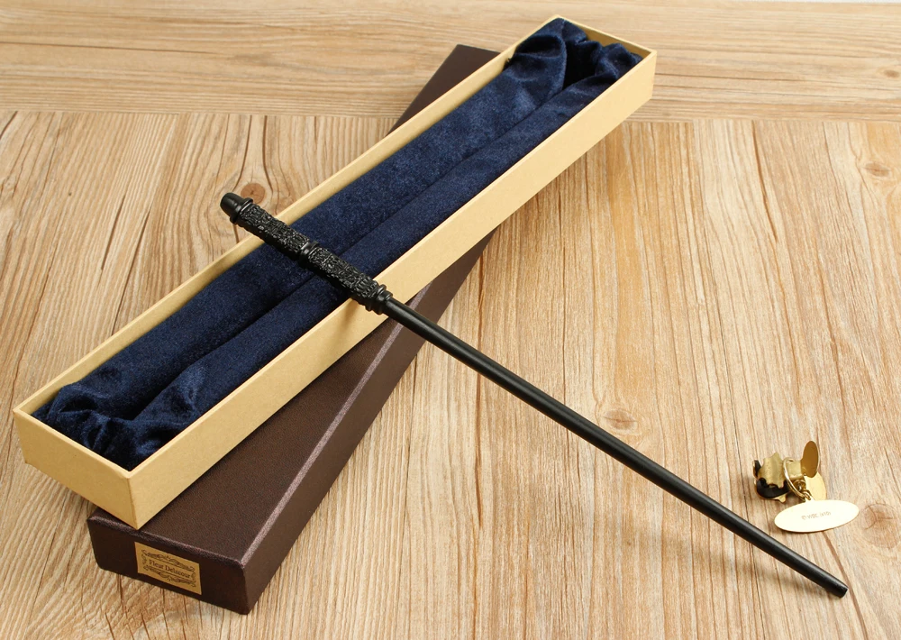 

Newest Quality Sturdy Deluxe Metal Core COS Harry Potter Severus Snape Magic Wands/Stick With Gift Box Packing