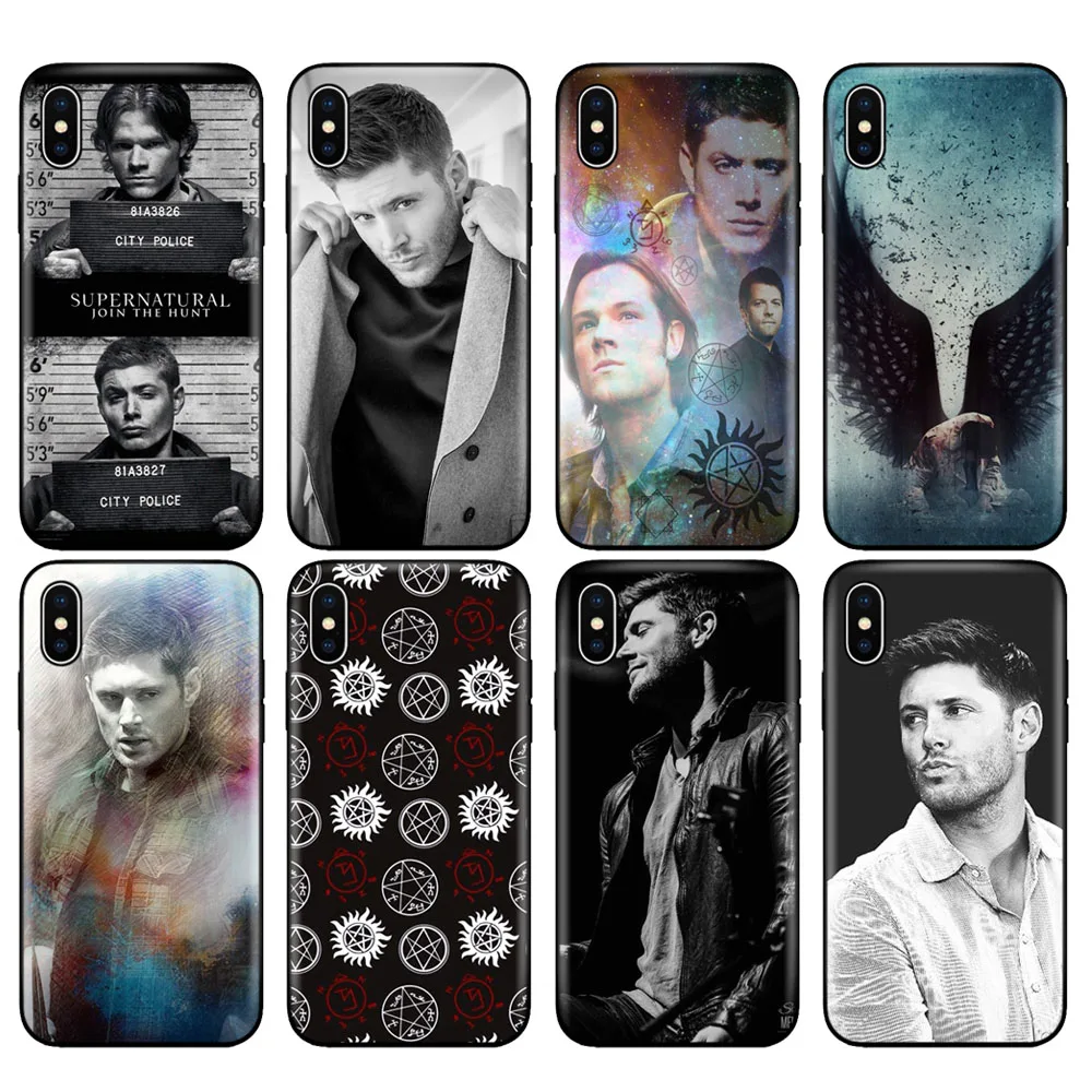 Custodia In Tpu Nero Per Iphone 5 5S Se 2020 6 6S 7 8 Plus X 10 Custodia Per Iphone Xr Xs 11 Pro Max Custodia Supernatural Spn Adam Ackles