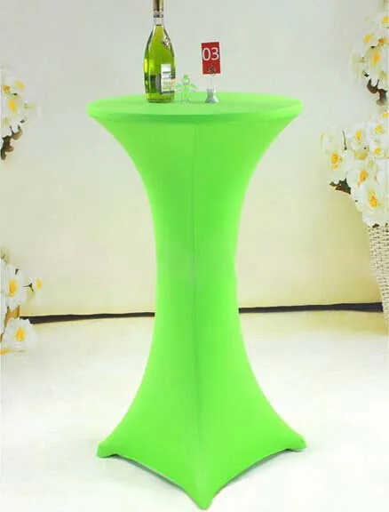 Free Shipping 10pcs Le Green Elastic Highboy Bar Table Free Shipping 10pcs Le Green Elastic Highboy Bar Table Cloths Lycra Spandex Tail Covers