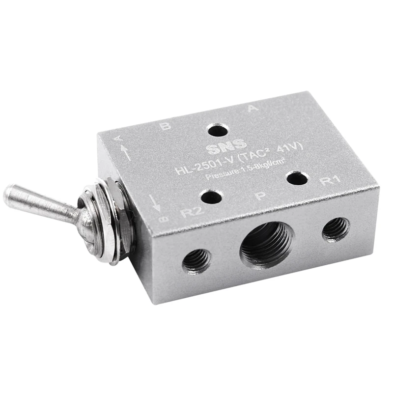 

HL2501-V Carbon Steel Pneumatic Toggle Knob Switch Valve
