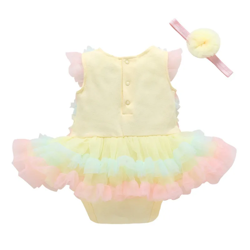 1Pcs Newborn Toddler Baby Girls Clothes Full moon 1year birthday Party Baby Girl Princess Dresses Christmas Baby Girl Clothing20