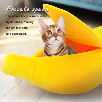 Cute Banana Pet Bed 4