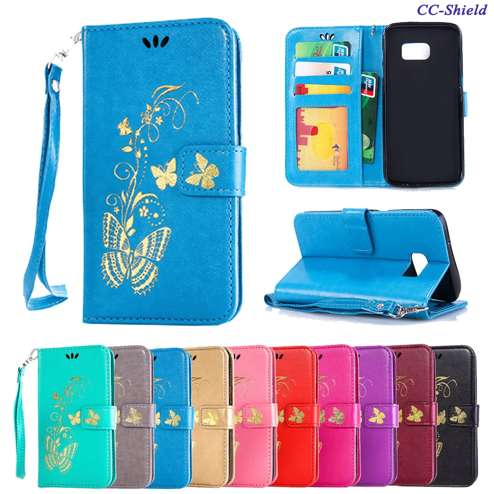 

Flip Case for Samsung Galaxy S7 Edge SM-G935 SM-G935F Butterfly Phone Leather Cover for Samsung Galaxy S7Edge SM G935 G935F case