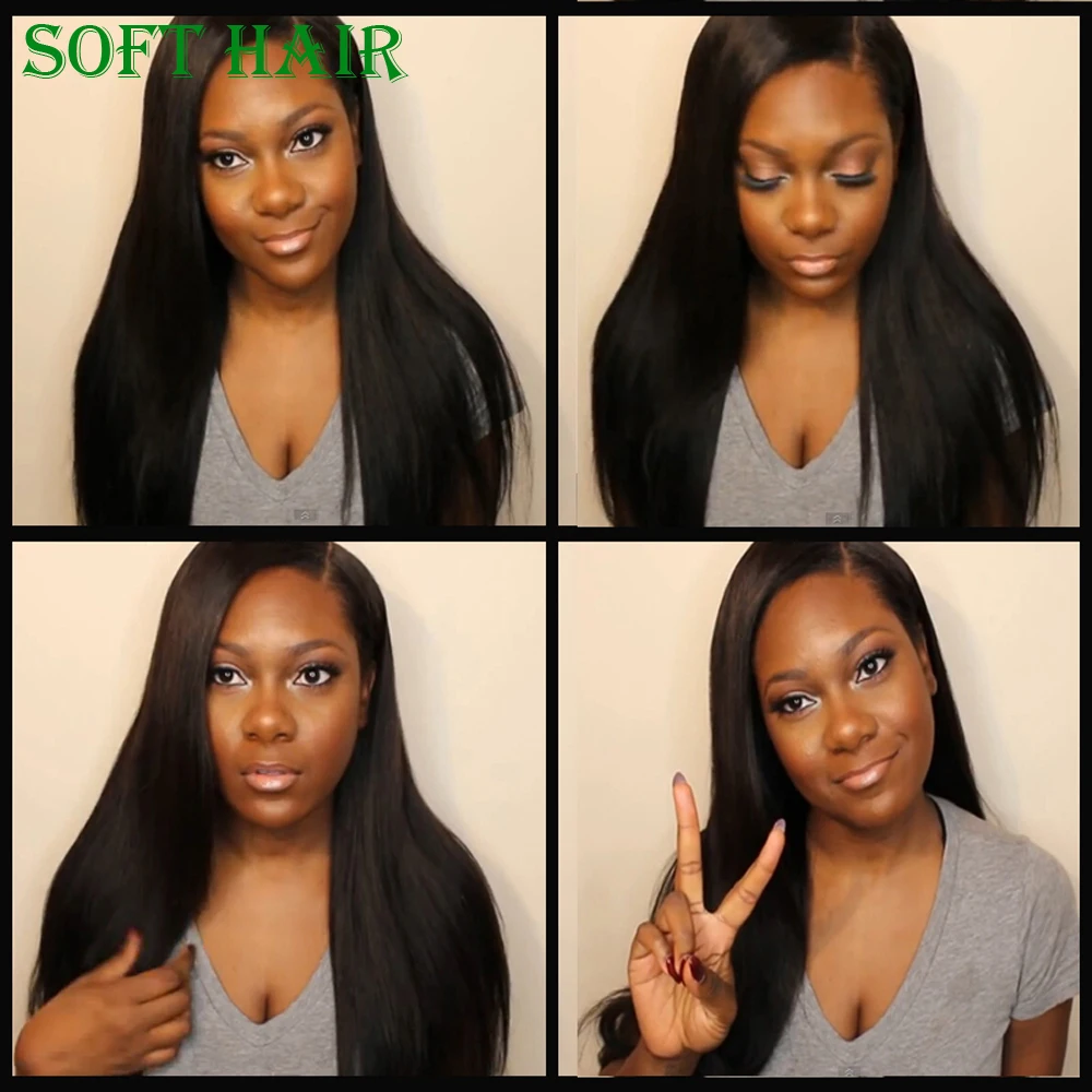 

100% 7A Top Grade Unprocessed Brazilian Virgin Remy Human Hair Lace Front Wigs 2016 Hot Sale Cheap Wholesale Lace Straight Wigs