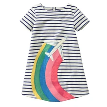 Girls Summer Dress Baby Girl Clothes Vestidos 2018 Brand Kids Dresses for Girls Costume Animal Flower Children Princess Clothing