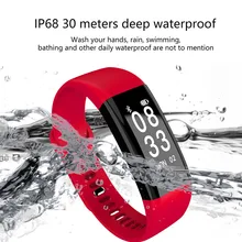 Best продажи smart Сердечного ритма Мониторы артериального давления SmartBand шагомер IP68 Водонепроницаемый Smart запястье для IOS Android