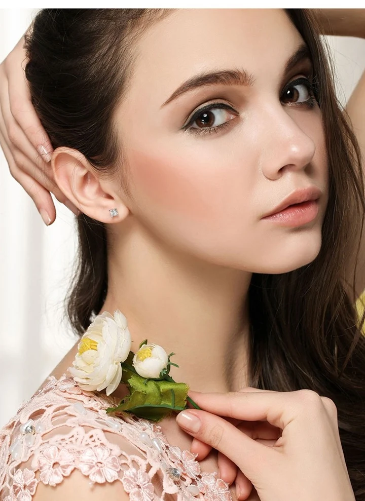 720square earring studs model01
