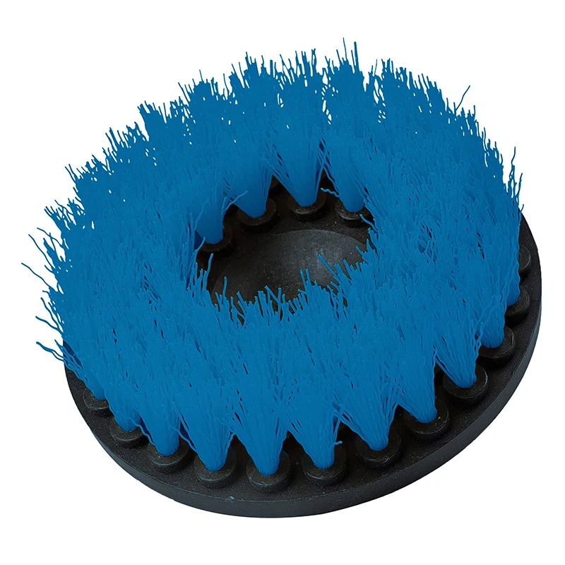 2 3.5 4 5 Inch Drill Power Scrub Clean Brush, For Leather Plastic Wooden Furniture Car Interiors Cleaning Power Scrub, Blue
