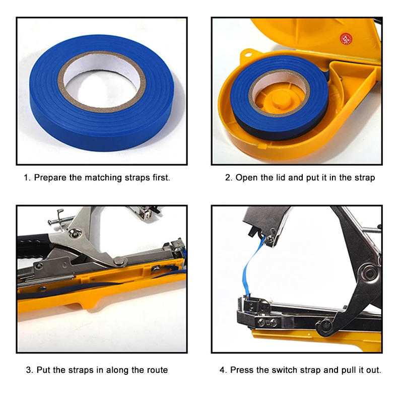 Ручные инструменты, связывание растений, ленточная машина, завязывание лозы, переходная машина, привязанная веточка, пистолет, обвязка овощей, винограда, стволов, садовый инструмент