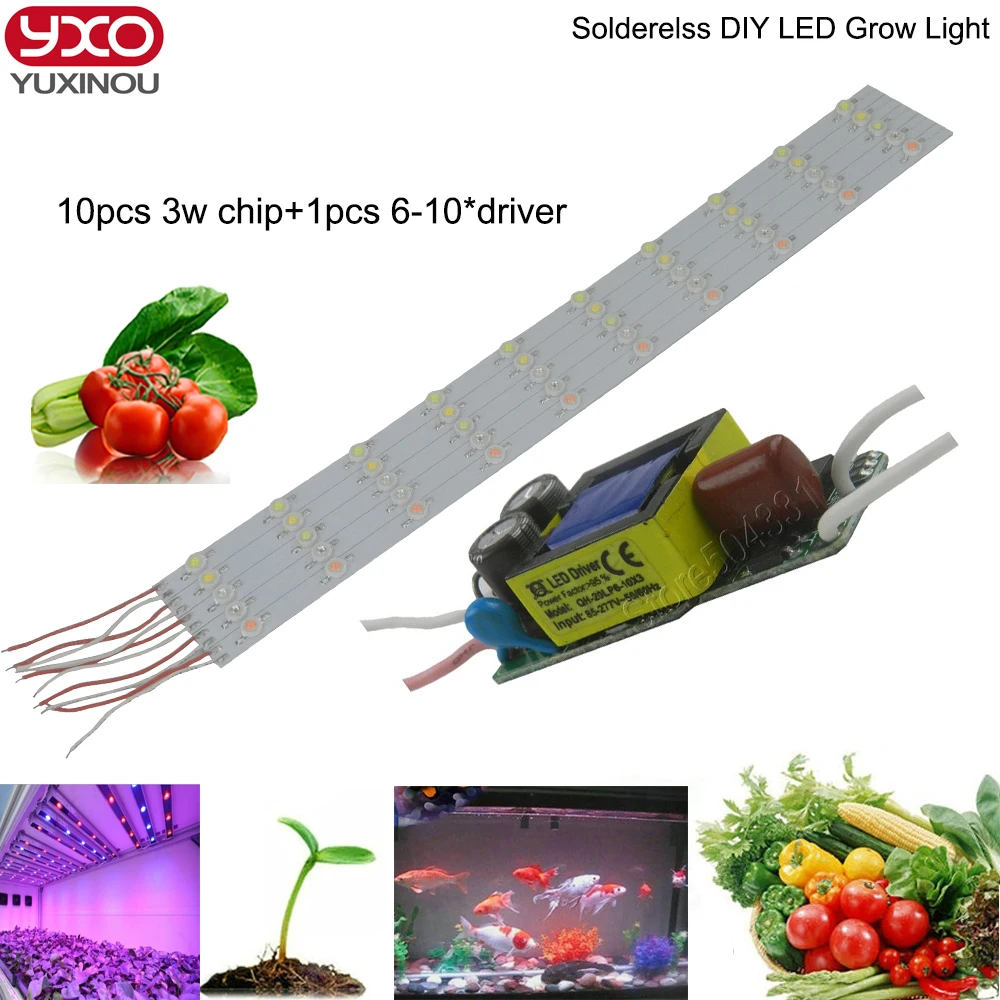 solderless 30w diy led light
