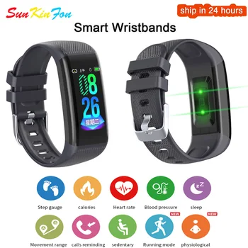 

SunKinFon Smart Sports Bracelet Blood Pressure Heart Rate Tracker Smart Band Health Wristband for Samsung Galaxy S10e S10 S10+