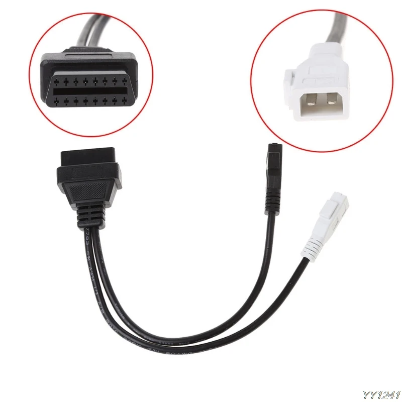 Адаптер VAG для AUDI 2X2 OBD1 OBD2 автомобильный диагностический кабель 2P + Подходит Audi 2X2Pin