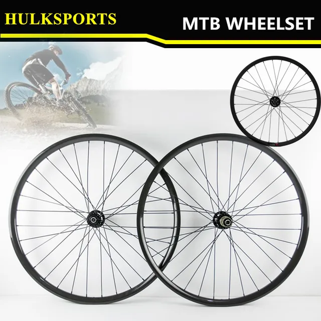 Best price at $540 Cheap all mountain bicycle wheel 29 mtb wheel carbon mountain bike hookless tubeless with disc brake wheelset free shipping