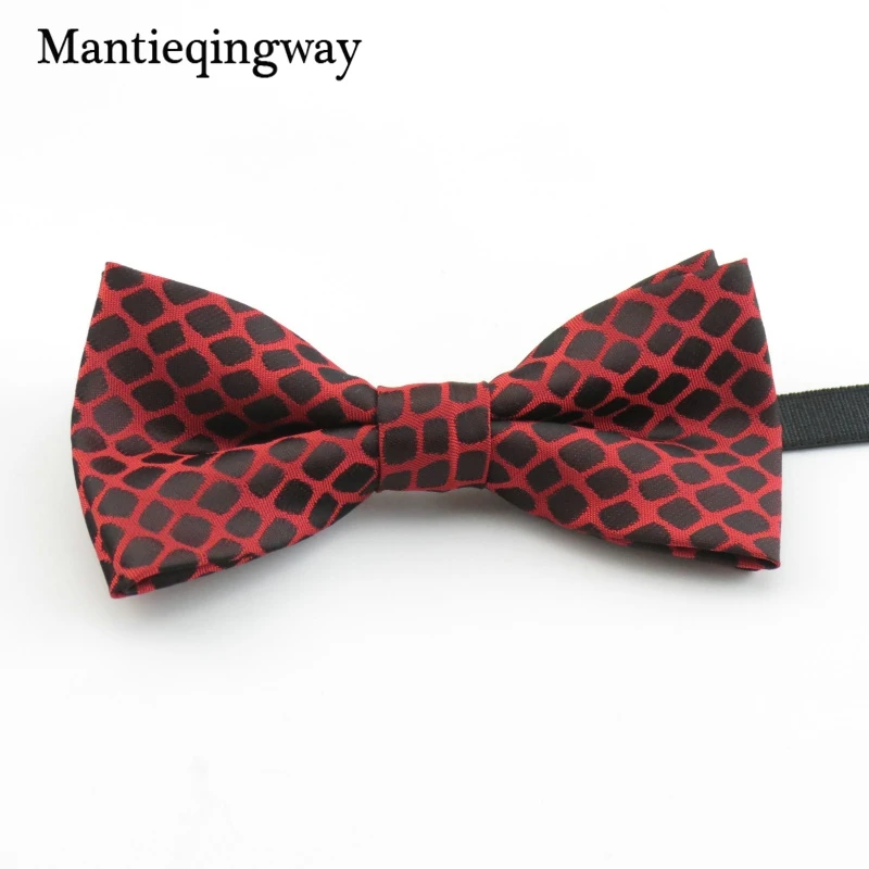 Mantieqingway/высокое качество галстук бабочка для детей из полиэстера мальчиков