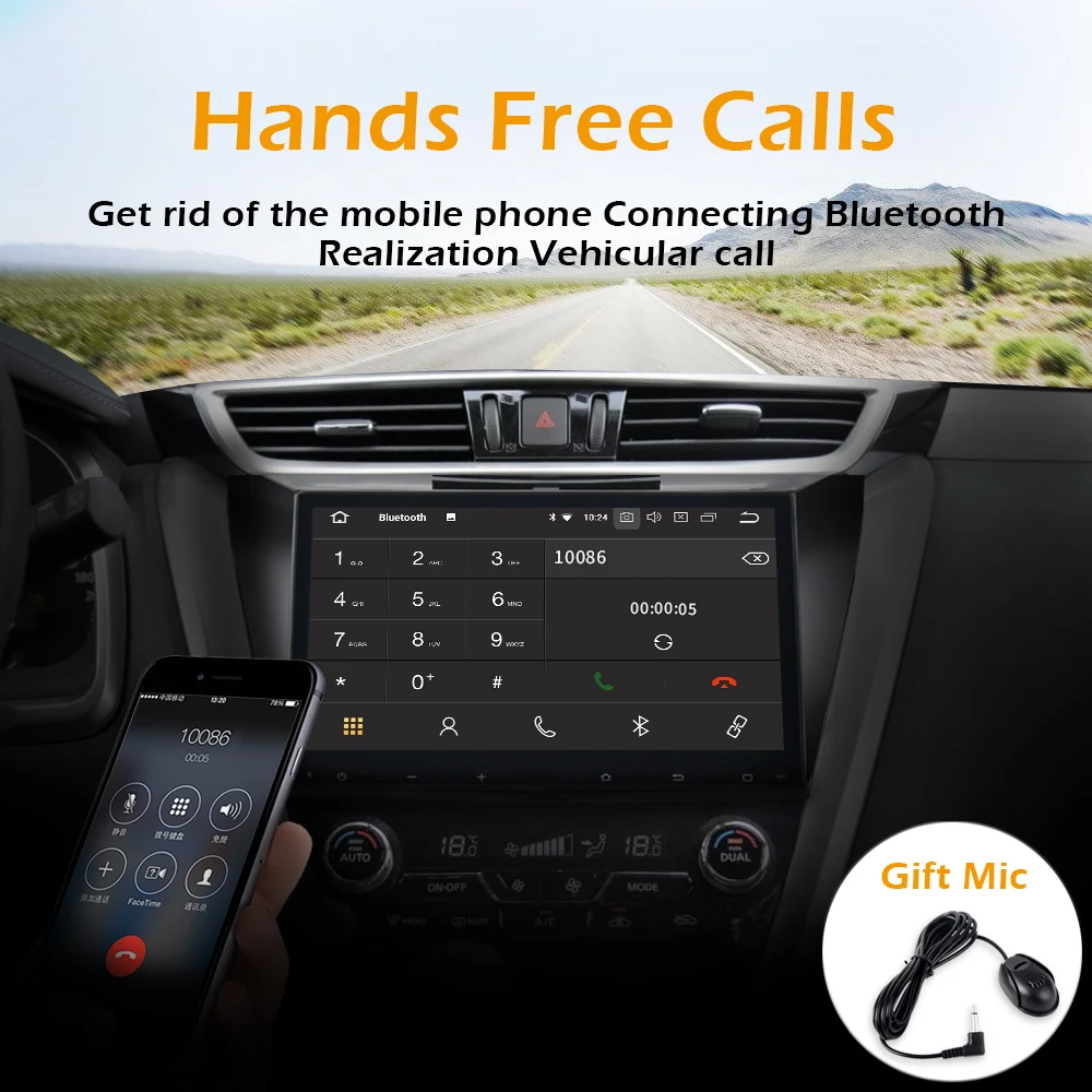 Perfect 10.2" HD Digital Octa Core 64 bit Android 9.0 car multimedia Player for Nissan Murano Z52 2015 2016 2017 with 4G RAM 32G ROM 3
