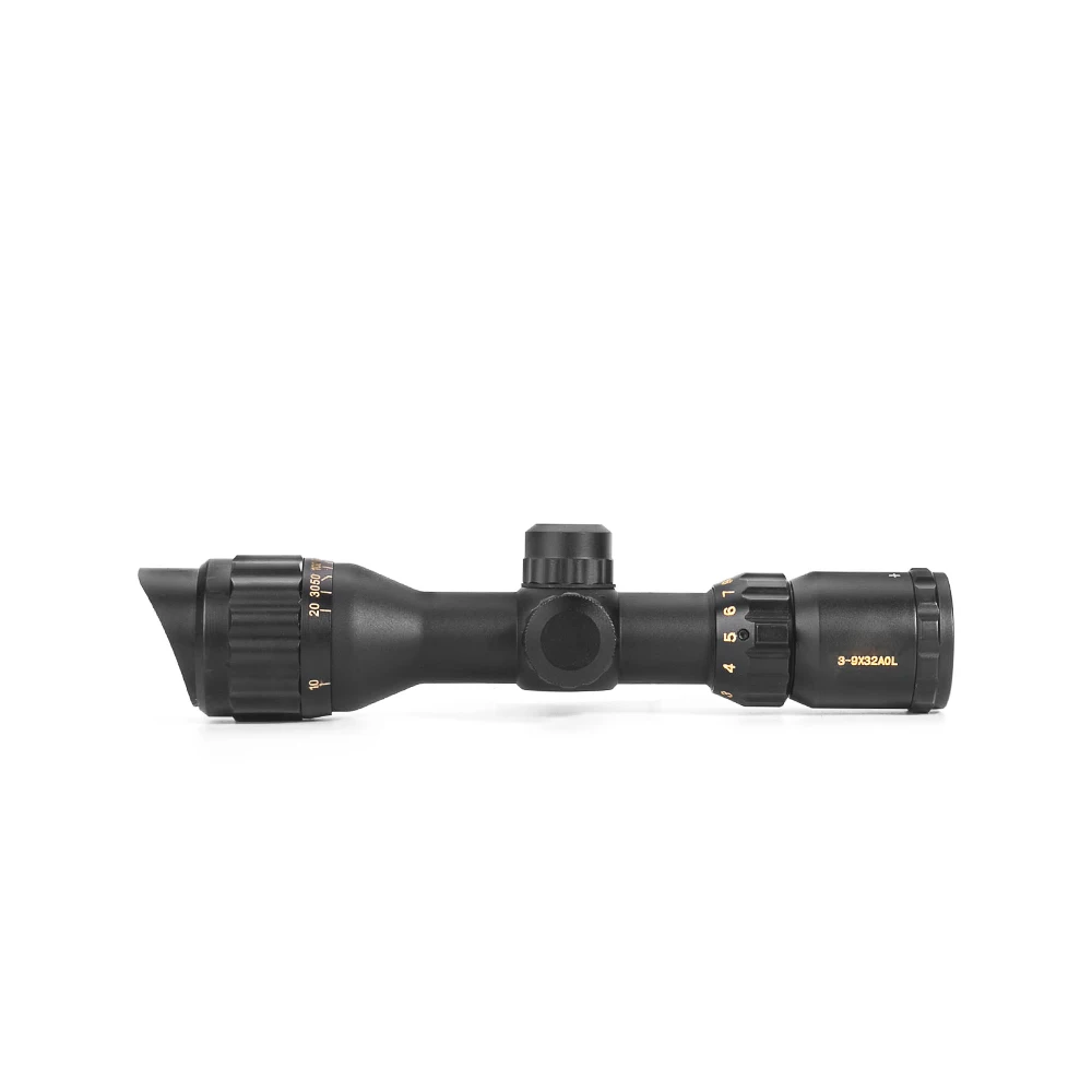 لوغر 3-9x32 AOL الصيد نطاق الأحمر والأخضر مضيئة شبكاني بزاوية متكاملة Riflescopes مع ميل دوت البصر ل مسدس هواء