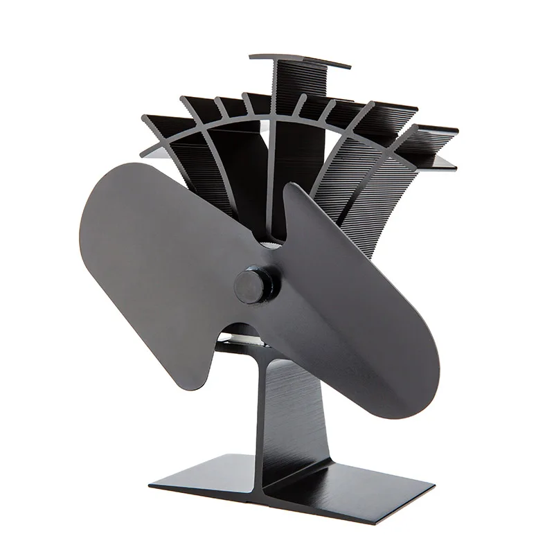 

Fast Starting by Low Temp 60C / 140F Heat Powered Stove Top Fan with No Running Cost