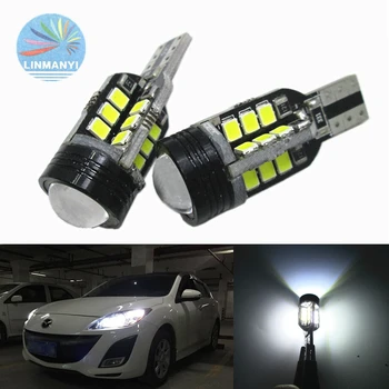 

2PCS T10 T12 T15 W16W 25LED 850LM 12VDC 6000K CANBUS No Error Free High Power Rear Lights Clearance light reversing lights White