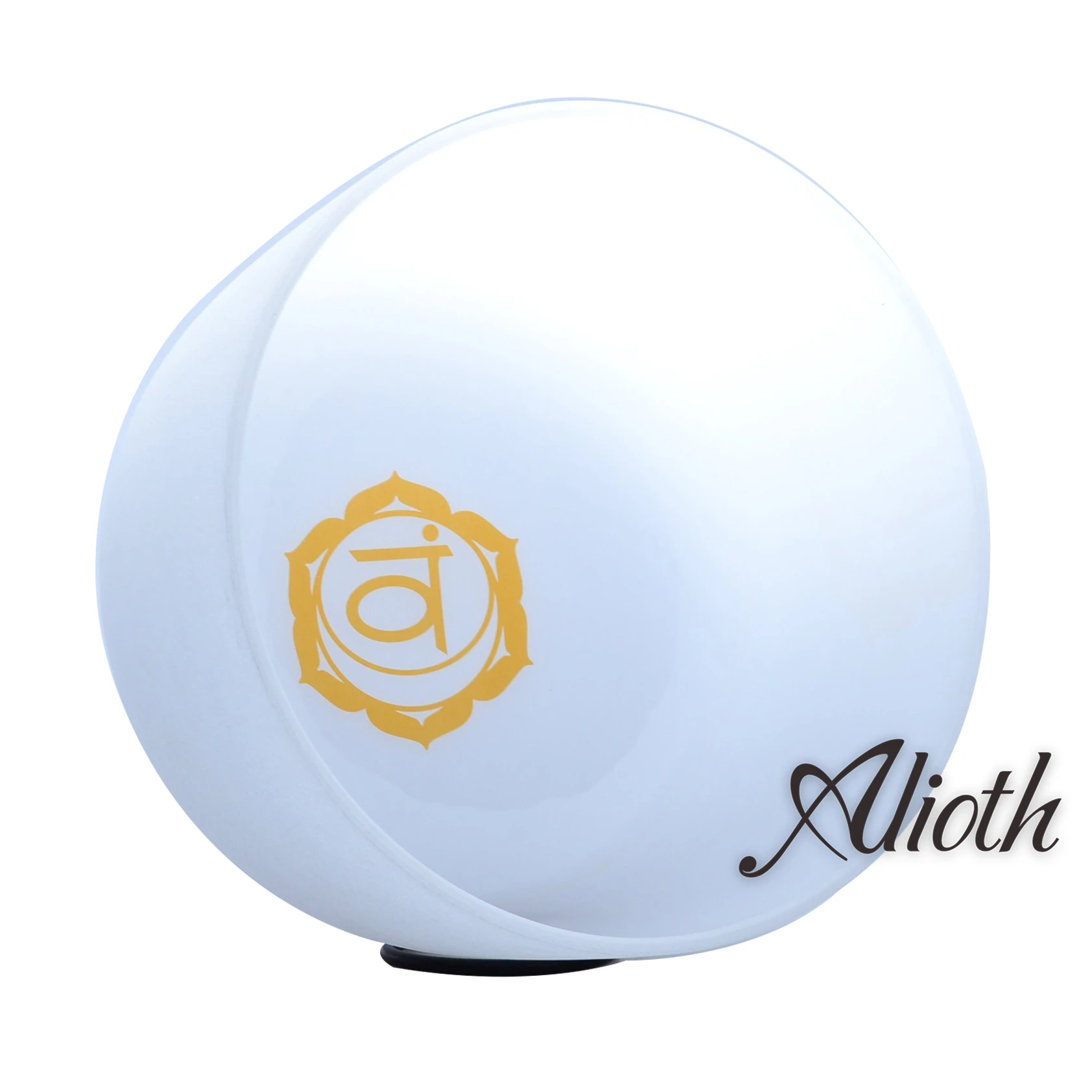 

11 Inch Chakra Pattern D Note Crystal Singing Bowl for Sacral Chakra Balancing /Yoga/Meditation/Sound Therapy