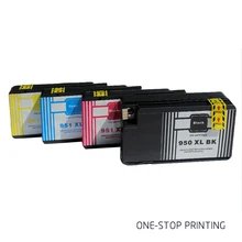 4 Картриджи для HP 950 951 XL Officejet Pro 8100 8600 8630 8640 8610 8620 8680 8615 8625 8660 Принтер с чипом для HP950XL