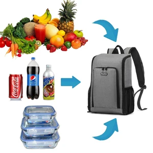 Рюкзак для пикника Bagmine 20L, переносная сумка-холодильник, изолированная коробка для путешествий, ланча, барбекю, кемпинга, пикника на открытом воздухе, складная водонепроницаемая сумка