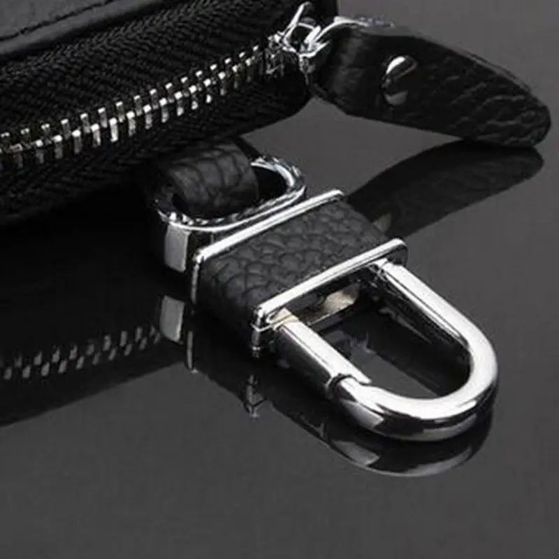 PU Leather Keychain Car Key Wallets Men Women Key Holder Housekeeper Keys Organizer Zipper Case General Models Wallet key case cover key case keychain holder