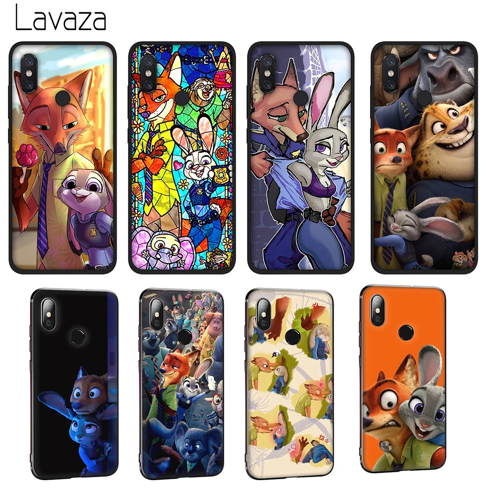 

Lavaza Zootopia Zootropolis Soft TPU Case Cover for Xiaomi Mi 8 A2 Lite 6 9 A1 Mix 2s Max 3 F1 Silicone Cases