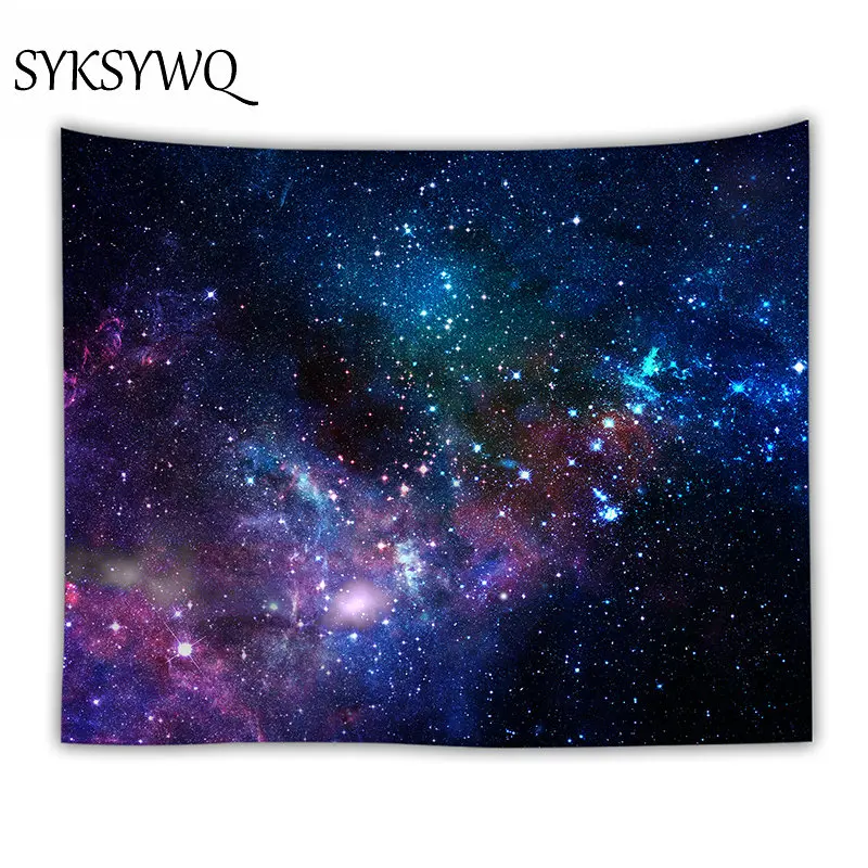 

Galaxy Psychedelic tapestry Wall Hanging Galaxia Decorativa Space Pattern Wall Rug Home Decorative Tapestries