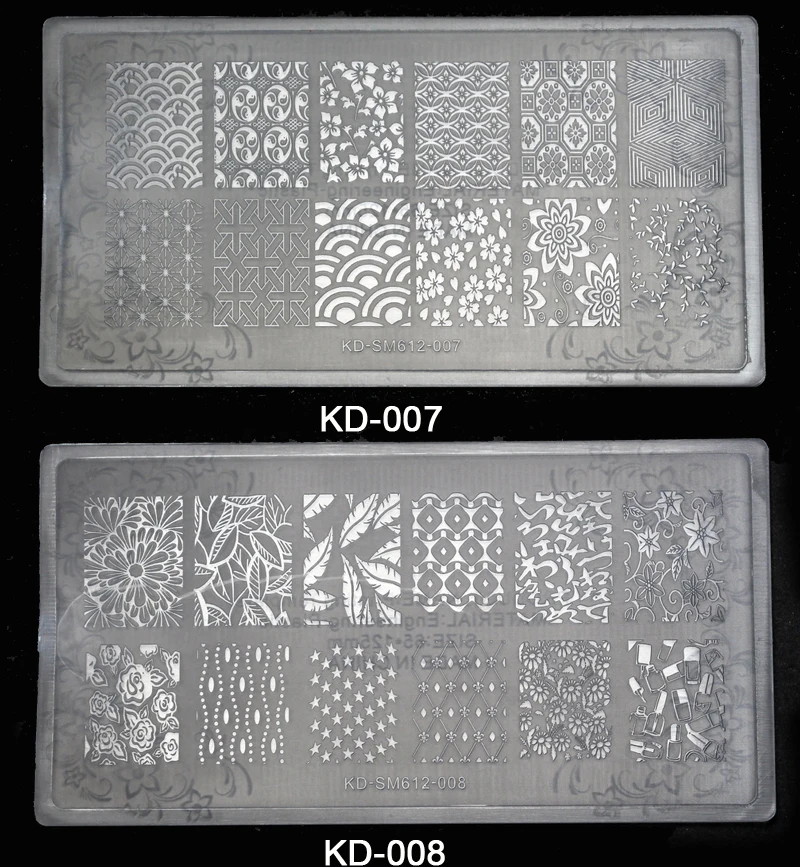 Новая чистая четкая прозрачная печать 2 шт./лот пластик ногтей шаблон штамповочных плит скребок Инструменты для ногтей маникюр 10 моделей