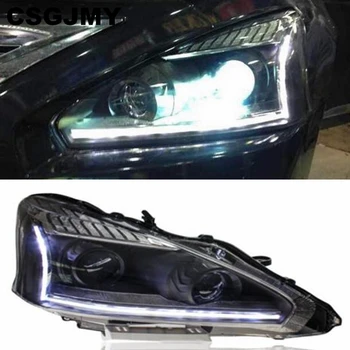 

Car Styling headlights for Nissan Teana Altima LED Headlight 2013-2017 DRL Hid Option Head Lamp Angel Eye Beam Accessories