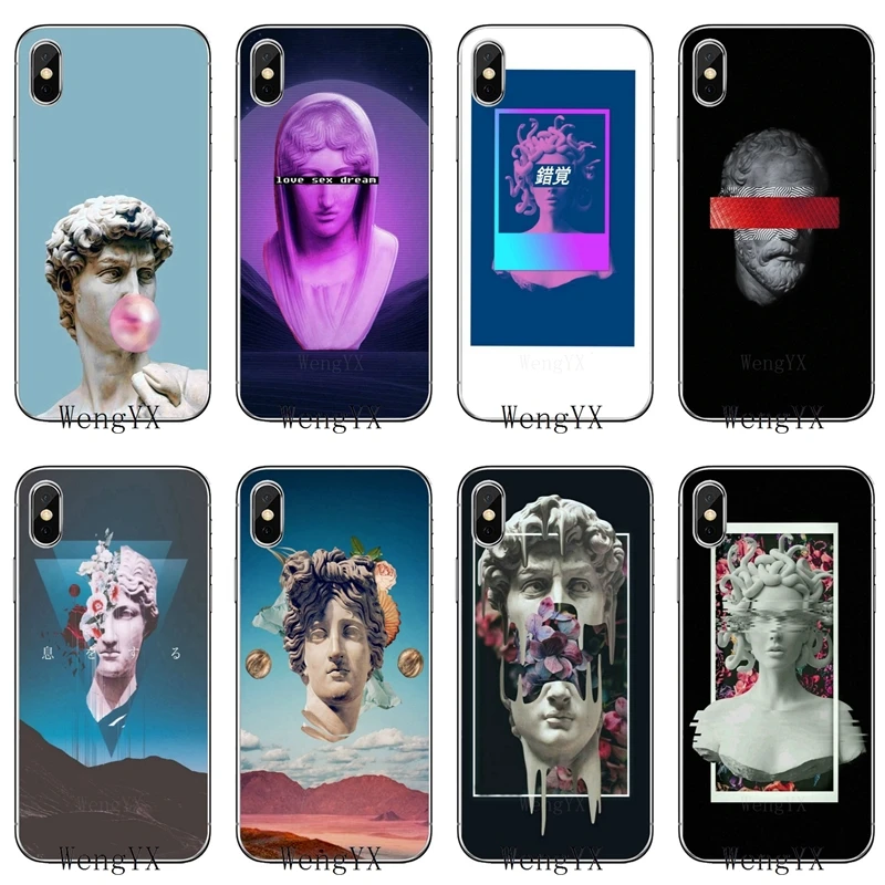 

Medusa Vaporwave Glitch Art slim silicone TPU Soft phone cover case For Samsung Galaxy J1 J2 J3 J5 J7 A3 A5 A7 2015 2016 2017