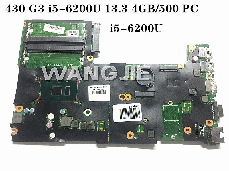 

For FOR HP PROBOOK 440/450 G3 Laptop Motherboard 830937-601 830937-501 830937-001 i5-6200U DA0X61MB6G0 i5-6200U 100% working