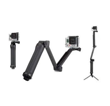 

3-way Grip Arm Tripod Monopod 3 Way Selfie Stick Mount for Gopro Hero 7/6/5/4/3/3+/2/1 Xiaomi Xiaoyi SJCAM Sports Camera