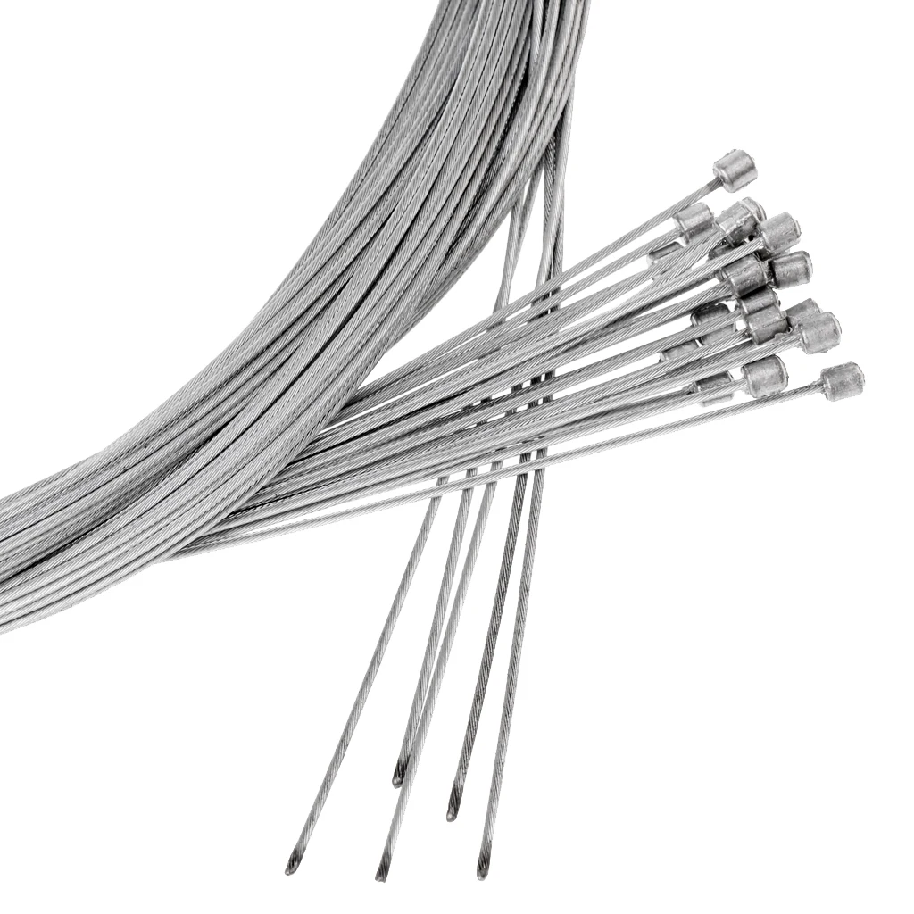 20Pcs Bike Inner Shift Cables Shifter Gear Speed Line Derailleur Bicycle Parts 2m x 1mm