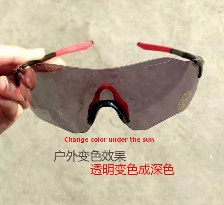 Photochromic cycling sunglasses UV400 bike glasses Men Women sport fishing riding running eyewear MTB bicycle goggles fietsbril