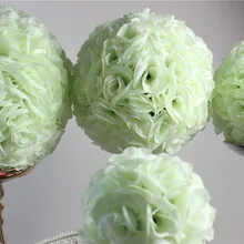 SPR 50 см Горячая Свадебный Шелковый целующийся шар пластиковый внутренний-слоновая кость/кремовый-свадебный декоративный шар