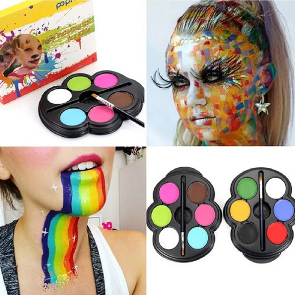 EIHI 8 Pochoirs De Maquillage Pour Enfants Et Adultes Pochoirs De Peinture Faciale Réutilisables Tatouage Enfant De Peinture Pour Visage Et Corps Halloween Fête De Vacances Cosplay